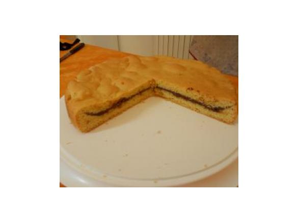 Torta ripiena di philadelphia Milka