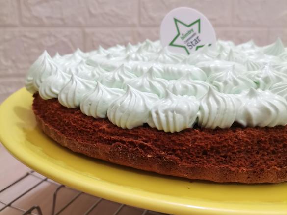 Crostata morbida al Cacao e menta