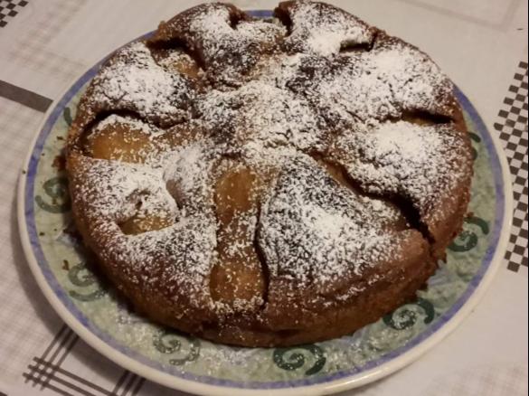 Torta alle pere e cioccolato senza glutine