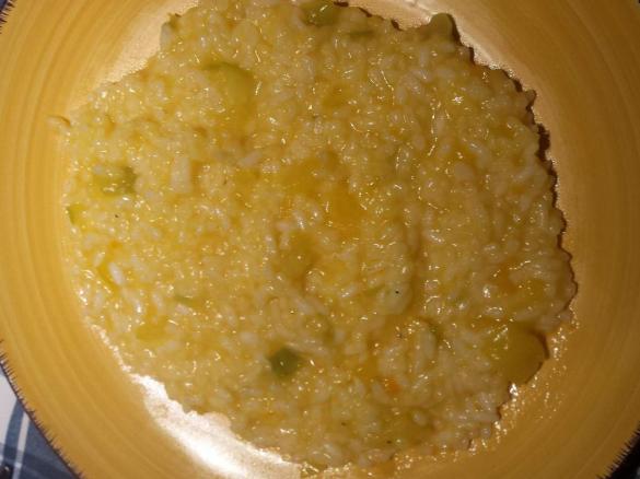 risotto di zucca e peperoni
