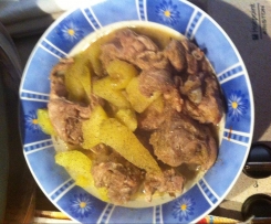 Agnello in umido con patate