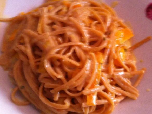 Linguine integrali risottate piccanti