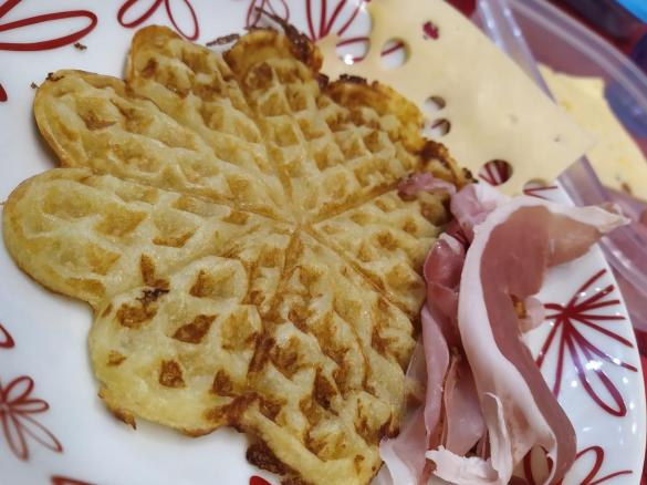 Waffle di patate senza glutine