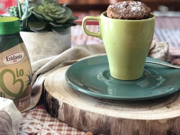 MUG CAKE MELA E CANNELLA (senza zucchero,latte,burro)