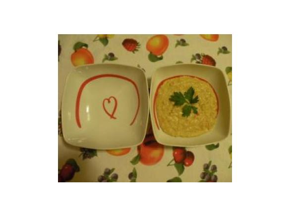 risotto ai peperoni e philadelphia