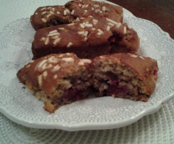 Dolcetti leggerissimi banane e lamponi