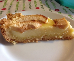 Crostatina crema pasticcera e mele