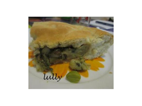 focaccia ripiena di verdure