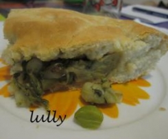 focaccia ripiena di verdure