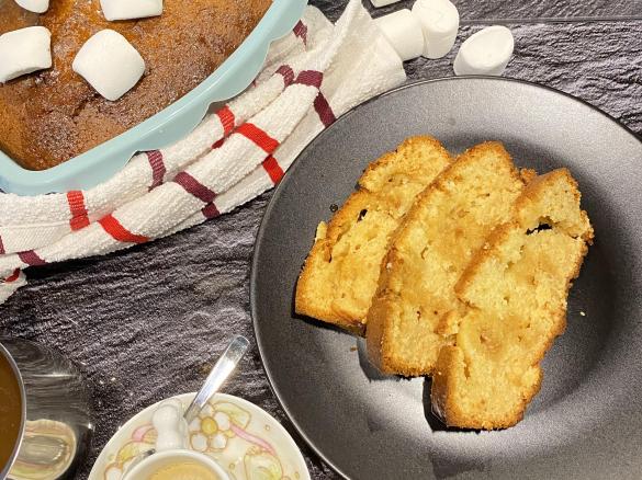 Plumcake al Cocco con glassa al capuccino