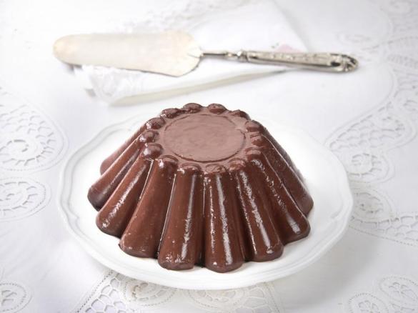 Budino cioccolato senza uova (variante con latte di soia)