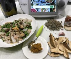 Fregola sarda al nero di seppia mari e monti /Contest pasta risottata