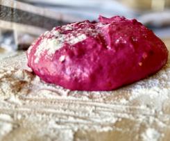 Impasto per pizza alla barbabietola e farina ai cereali (contest rape,barbabietole e sedano rapa)