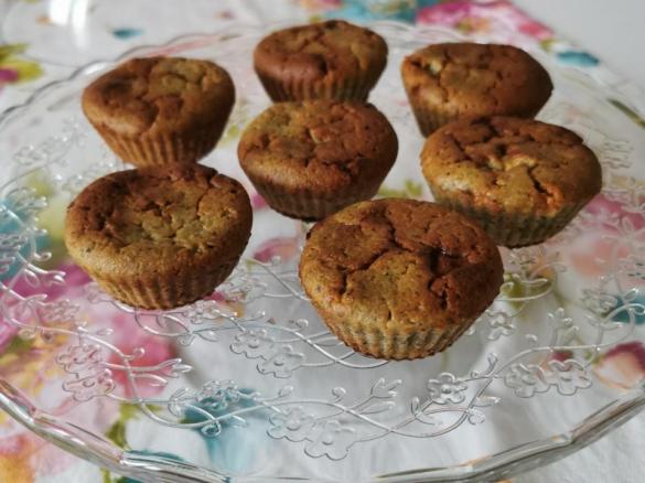 Muffin Bimby al cioccolato bianco e pistacchi