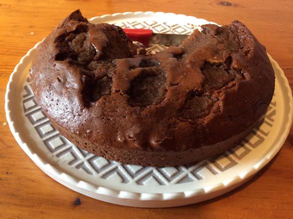 Torta al cacao con noci di marmellata