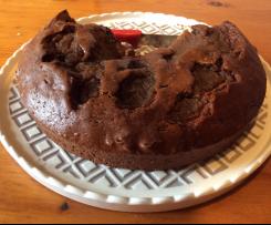 Torta al cacao con noci di marmellata