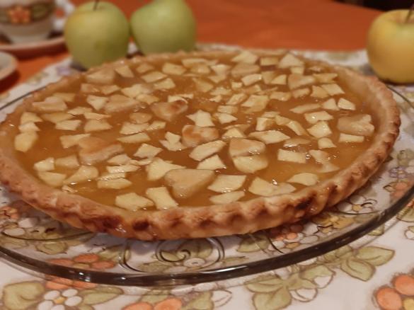 Crostata di mele e marmellata senza burro (contest mele)
