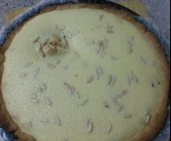 Torta alla crema di panna e ricotta