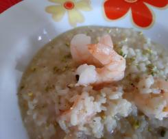 Risotto gamberetti e pistacchi