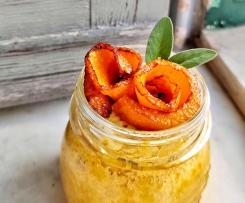 Timballo di riso alla zucca in vasocottura con zucca fritta caramellata (CONTEST TIMBALLI DI RISO)