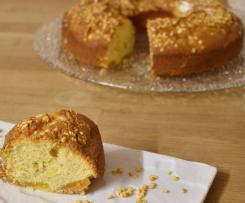 Ciambella alle pesche e nocciole "Contest pesche"
