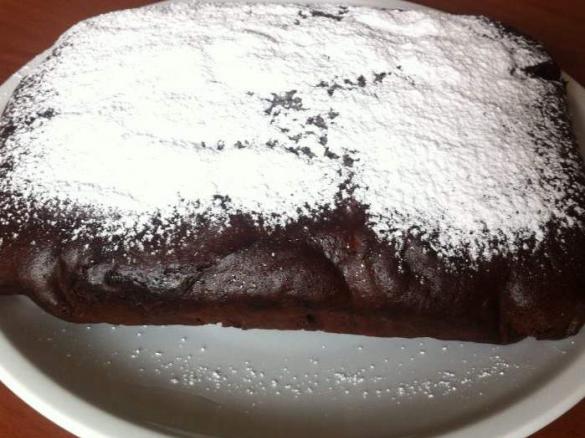 Torta al cioccolato cotta a Vapore