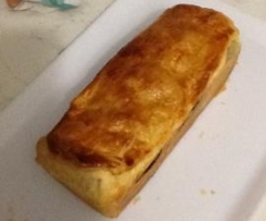 Pizza farcita in pasta sfoglia 