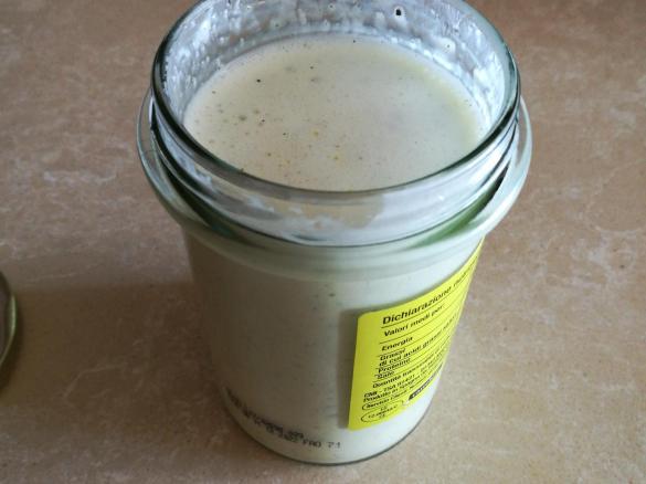 Condimento cetrioli e yogurt