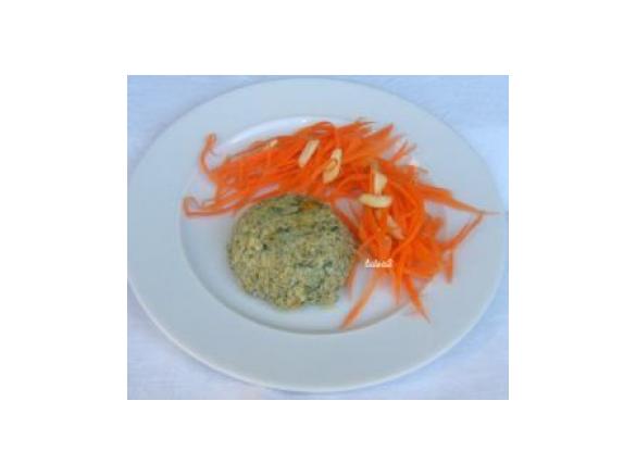 Sformatini di carote ed erbette