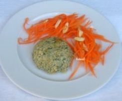 Sformatini di carote ed erbette