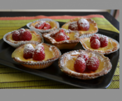 PASTICCINI O CROSTATA SENZA LIEVITO CON CREMA PASTICCERA COTTA