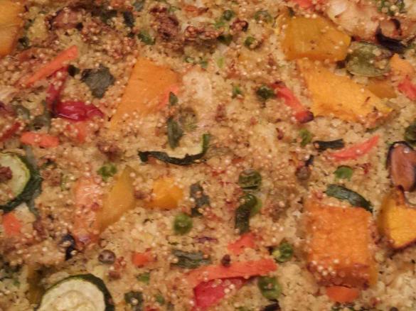 Quinoa al forno con verdure