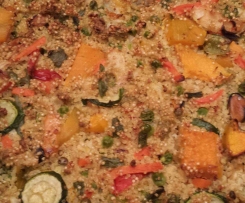 Quinoa al forno con verdure