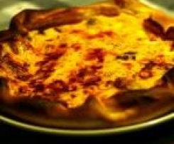 Torta salata con zucca e sfilacci