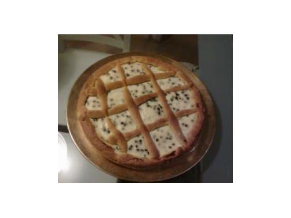crostata di ricotta con gocce al cioccolato