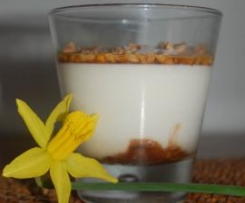 Panna Cotta con Caramello agli Agrumi e Mandorle Pralinate
