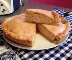 Polpettone di pollo in pasta brisè