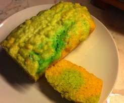 Plumcake al cocco variegato alla menta (cotto al varoma)