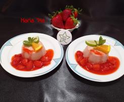 BUDINO DI FRAGOLE AL PROFUMO DI LIME E ARANCIA 🍊 ~~ contest 7 ingredienti ~~