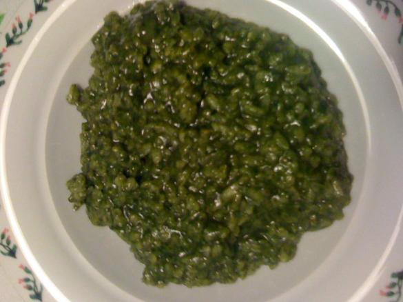 Risotto con spinaci