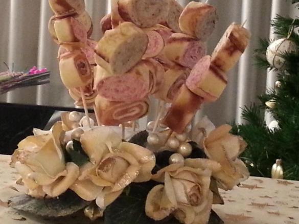 Bocconcini di crepes delle feste