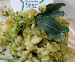 Risotto con broccolo fiolaro