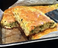 Torta salata di zucchine e yogurt