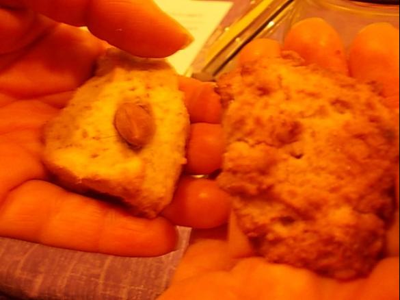 Biscotti semintegrali con fruttosio