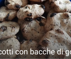 Biscotti con bacche di goji