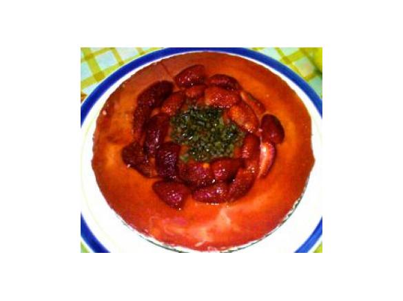 CHEESECAKE CIOCCOLATO E SALSA FRAGOLE