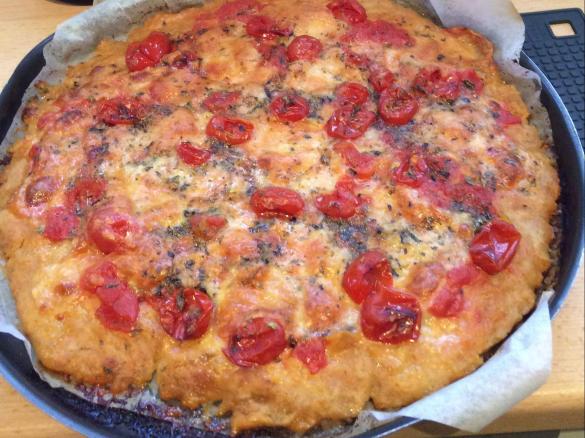 Pizza integrale alla soia