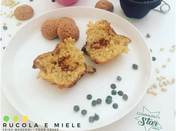 Cupcakes d'orzo con amaretto ed arancia *contest merende*