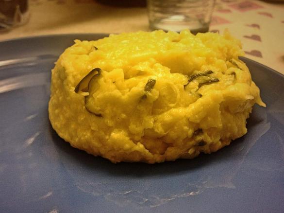 Timballino di miglio e zucchine