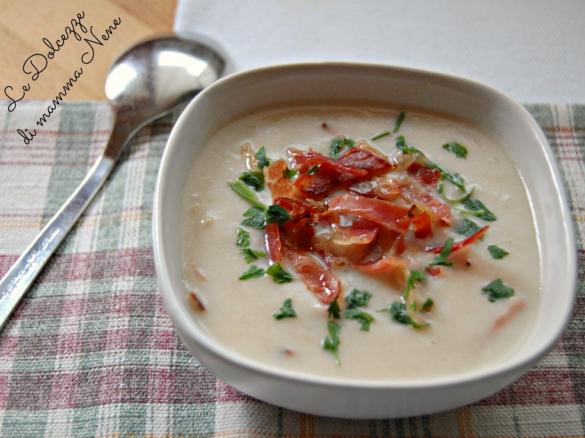 VELLUTATA DI FINOCCHI, MELE E SPECK -contest Ottobre-